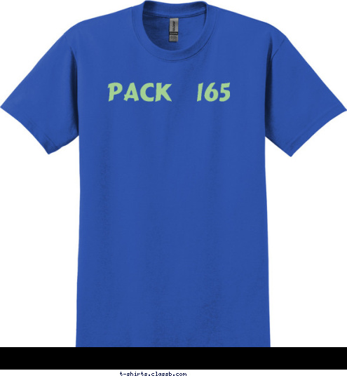 Pack 165 T-shirt Design 