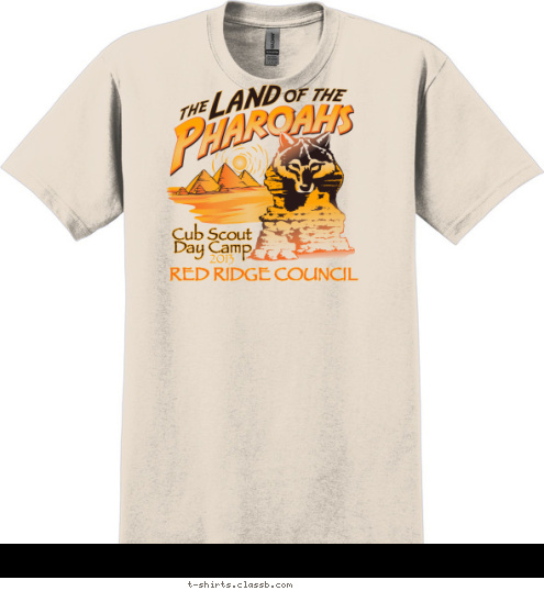Your text here RED RIDGE COUNCIL 2013 Day Camp Cub Scout T-shirt Design SP863