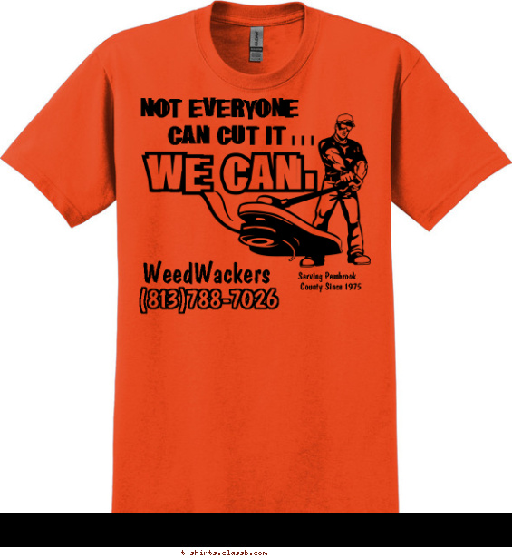Weed Wacker T-shirt Design