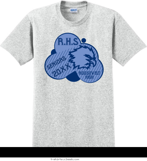 Your text here R.H.S ROOSEVELT
HIGH 2012 SENIORS T-shirt Design SP1082