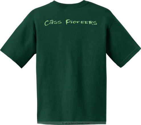 New Text Cass Pioneers This is my 4H shirt T-shirt Design 4H Shirt - GLOW IN DARK