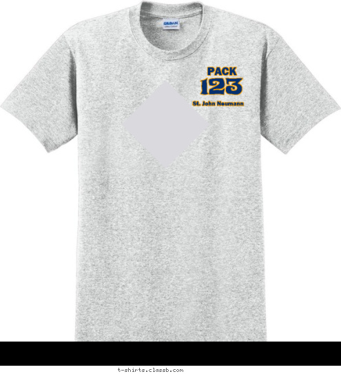 New Text St. John Neumann  123 PACK T-shirt Design 