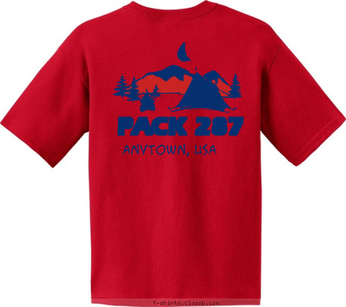 ANYTOWN, USA PACK 287 T-shirt Design 