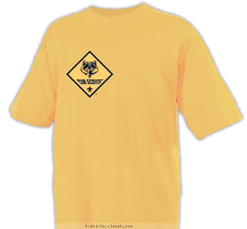 St. John Neumann 287 PACK T-shirt Design Yellow Pack 287