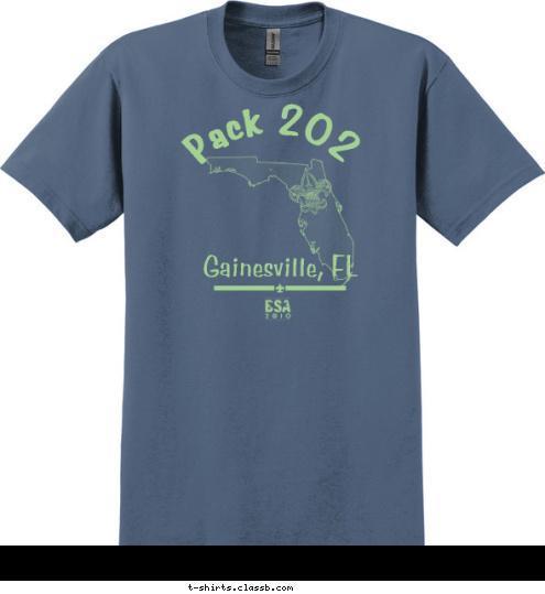 New Text Gainesville, FL Who meets in a 
church off of NW 13th?
Who never takes showers
or brushes their teeth?
If camping and BB's are
things you relish -
Walk out on the dock
and catch a few fish!
Pack 202! Pack 202 T-shirt Design P202G'villeFL