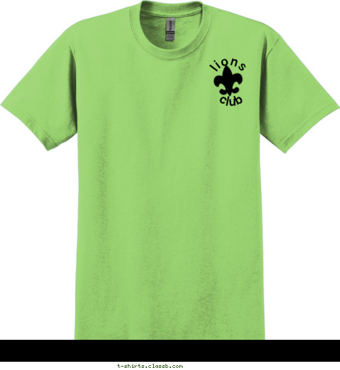 Lyndonville B.S.A. TRoop 25 club lions T-shirt Design 