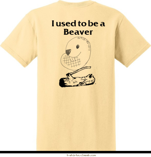 T-shirt Design Beaver NT12-82-21-1