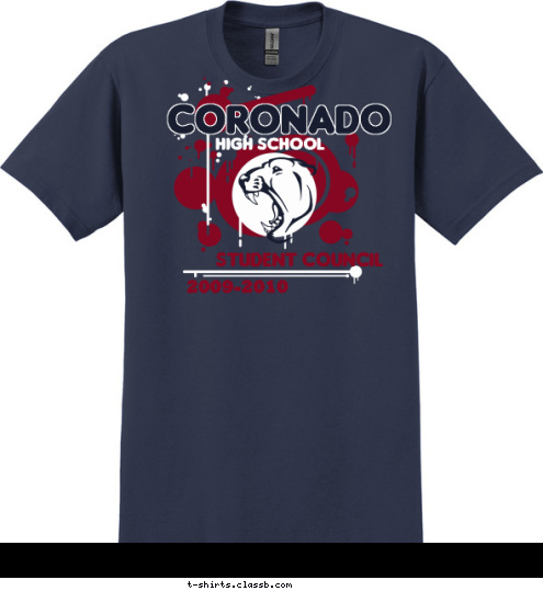 Student Council
 2009-2010 HIGH SCHOOL CORONADO T-shirt Design 