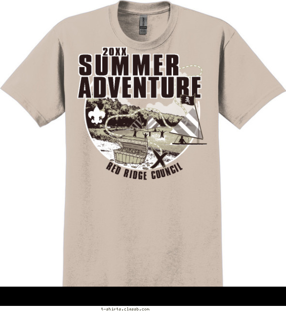 Summer Adventure T-shirt Design