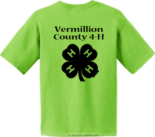 Green Machines Vermillion County 4-H T-shirt Design 