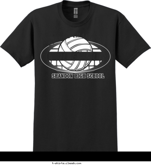 LEAGUE CHAMPIONS SHANDON HIGH SCHOOL                      VOLLEYBALL T-shirt Design 