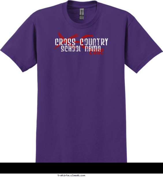 Extreme Cross Country T-shirt Design