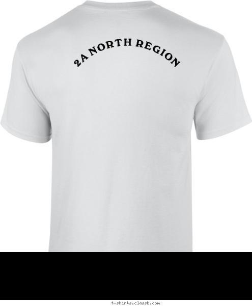 EAGLE RUNNER PINON HIGH SCHOOL 2A NORTH REGION T-shirt Design 