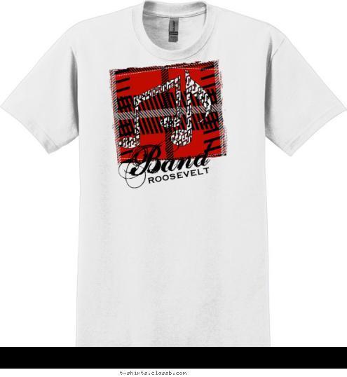 ROOSEVELT Band T-shirt Design SP1165