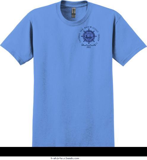 T-shirt Design 2022 St. Thomas Sailing 