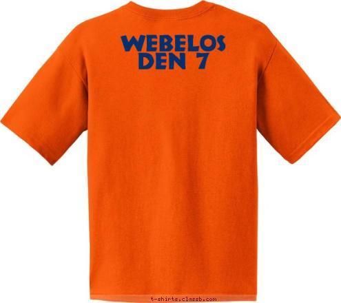 Webelos
 Den 7
 Gallopin' Gators T-shirt Design 