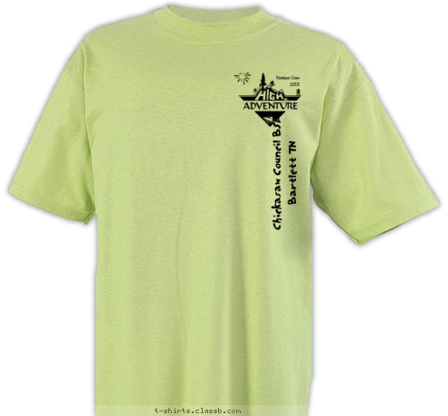 Crew 255 Chickasaw Council BSA
Bartlett TN T-shirt Design 