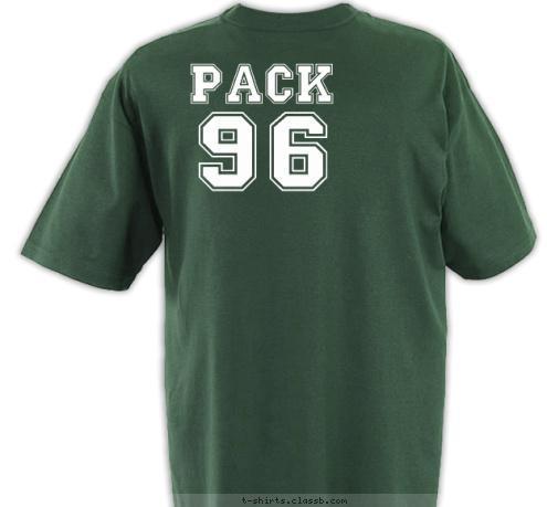 PACK 96 RINGWOOD, NJ 96 PACK T-shirt Design 