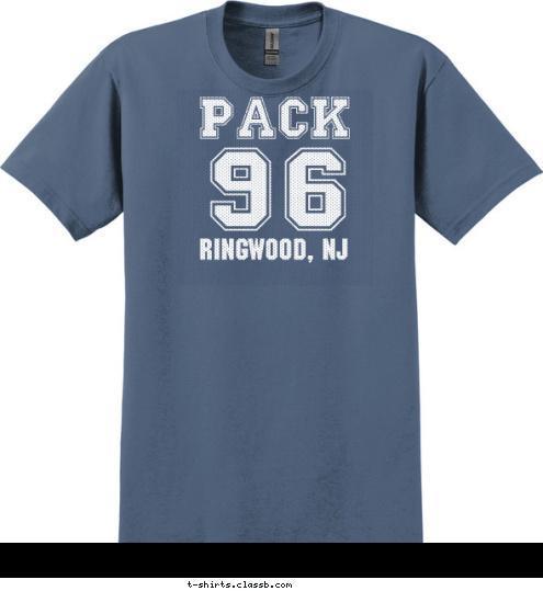 RINGWOOD, NJ 96 PACK T-shirt Design 