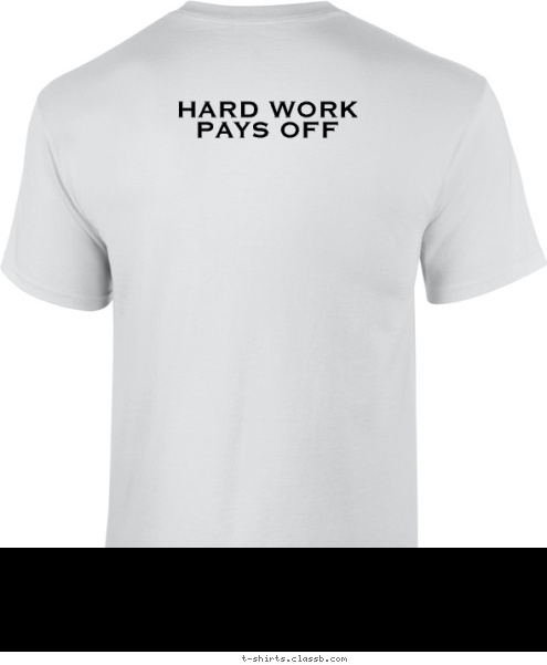 UTE LEAGUE HARD WORK PAYS OFF 10 20 COWBOY   T-shirt Design 