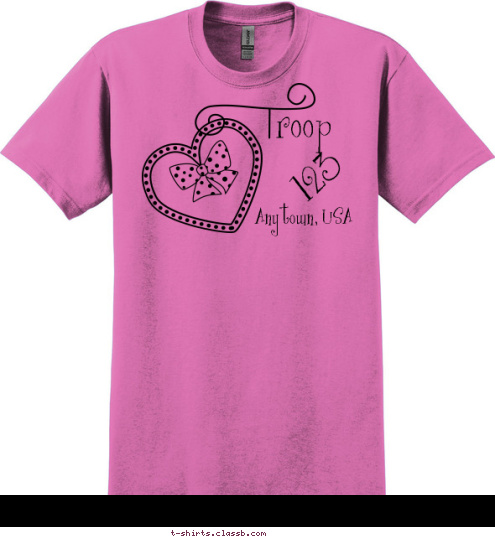 Anytown, USA 123 roop T-shirt Design 