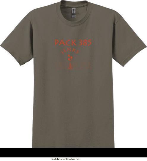 JENKS OKLAHOMA PACK 385 JENKS T-shirt Design 