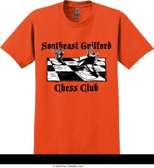 Chess Club Southeast Guilford T-shirt Design Southeast Guilford Chess