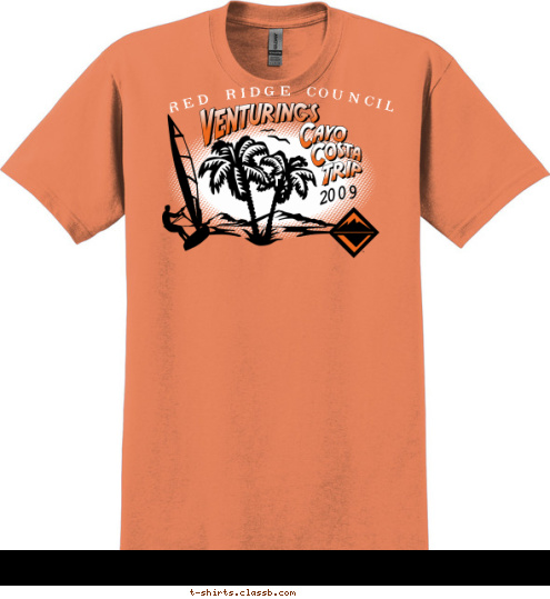 Your text here RED  RIDGE  COUNCIL T-shirt Design SP1461