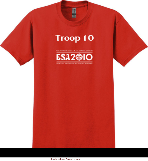 Troop 10 T-shirt Design 