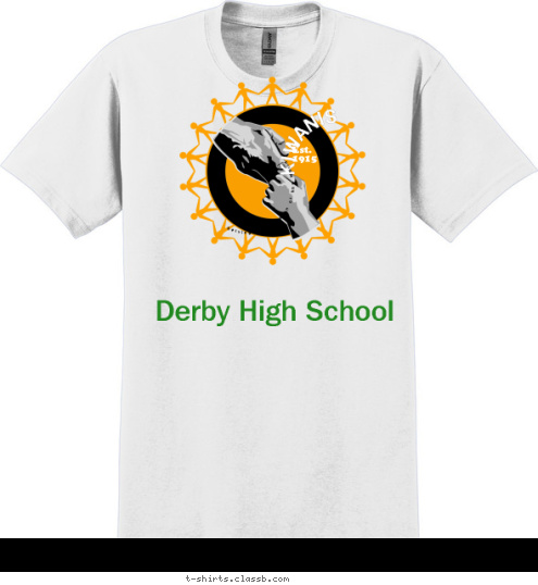 Derby High School Serving the Children of the World Est.
1915  KIWANIS T-shirt Design 