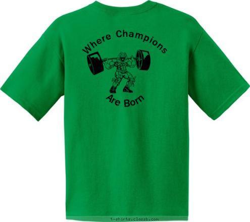 Where champions are born  Are Born  Championship Team Where Champions Coffman Ymca  T-shirt Design 