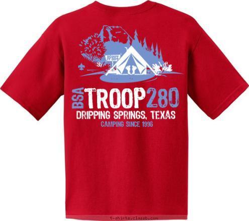 T-shirt Design 2023 ClassB Design - Troop 280