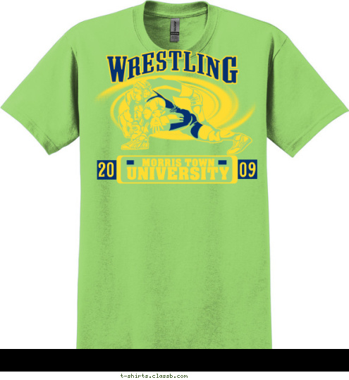 09 20 MORRIS TOWN UNIVERSITY T-shirt Design 