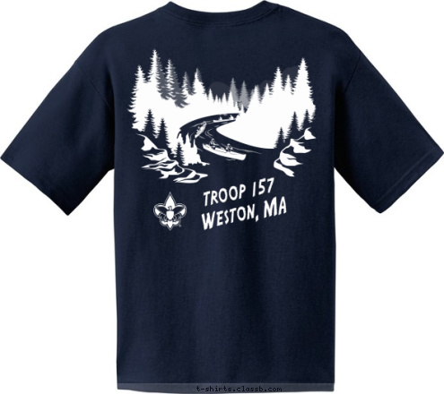 T-shirt Design Troop 157 Class B