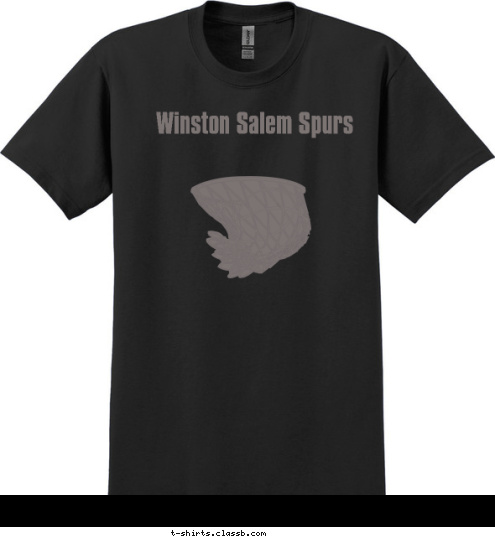 CORPENING New Text character agility  sportsmanship YBA 6-3
5-4
8-3 Winston Salem Spurs T-shirt Design YBA SPURS