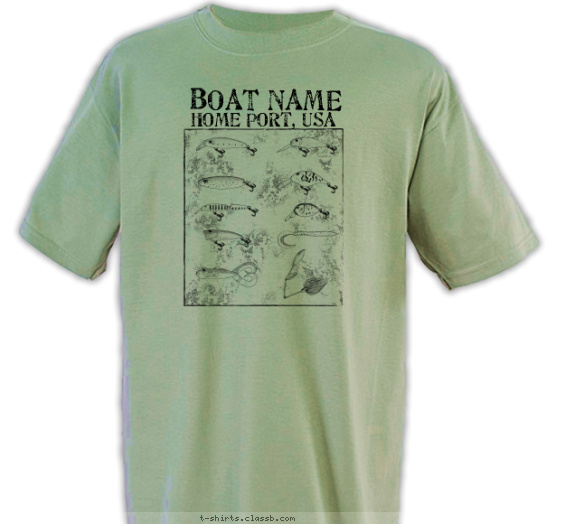 The lure of fishing T-shirt Design