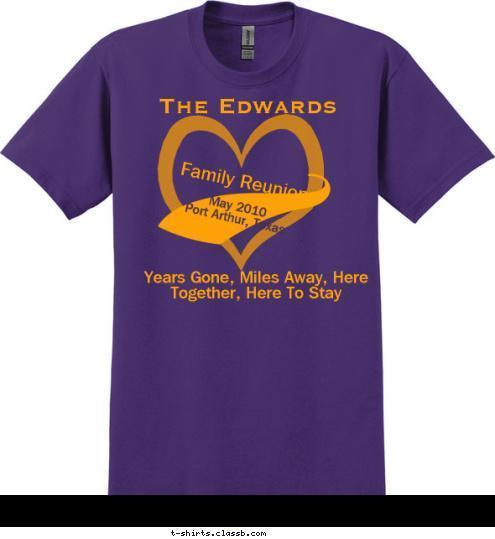 Custom T-shirt Design Edwards Purple 2010