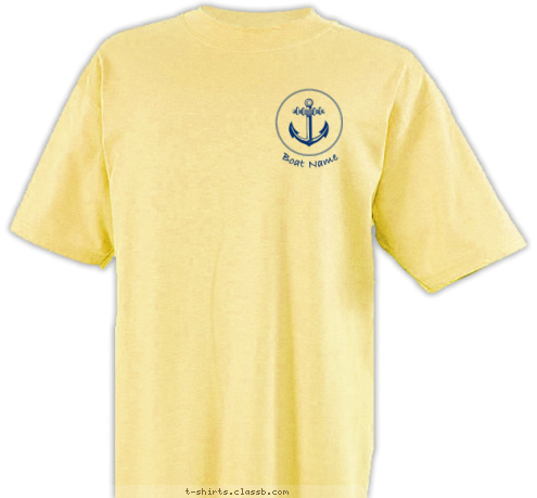 Boat Name T-shirt Design SP1187