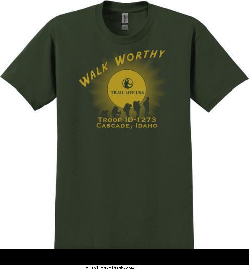 T-shirt Design TLUSA ID-1273 WW Hikers