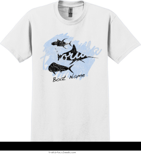 Florida Boat Name T-shirt Design SP1188