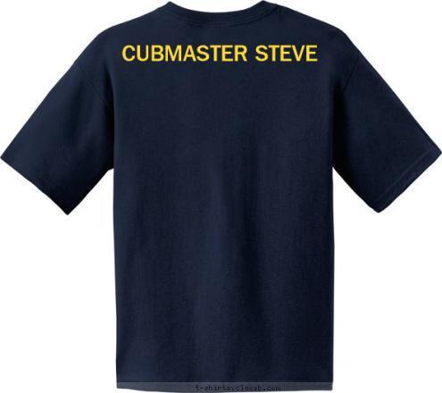 CUBMASTER STEVE 657 OCALA, FLORIDA CUB SCOUT T-shirt Design 