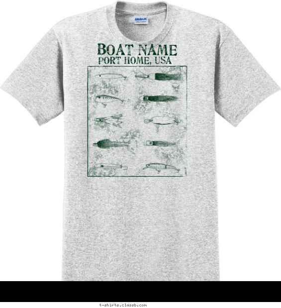 The lure of fishing T-shirt Design