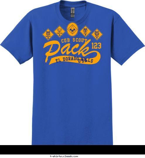 TM USA El Dorado Hills 123 CUB SCOUT T-shirt Design 