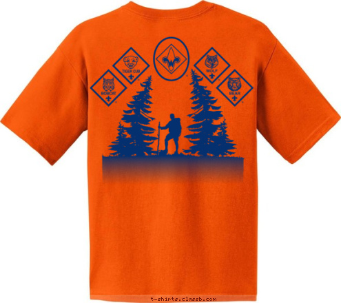 Pack 418
Den 5 T-shirt Design Tiger 2