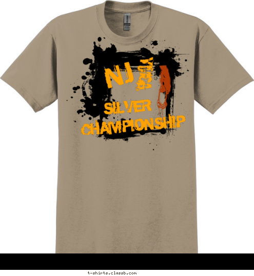 YMCA CHAMPIONSHIP SILVER NJ T-shirt Design LHY Swim