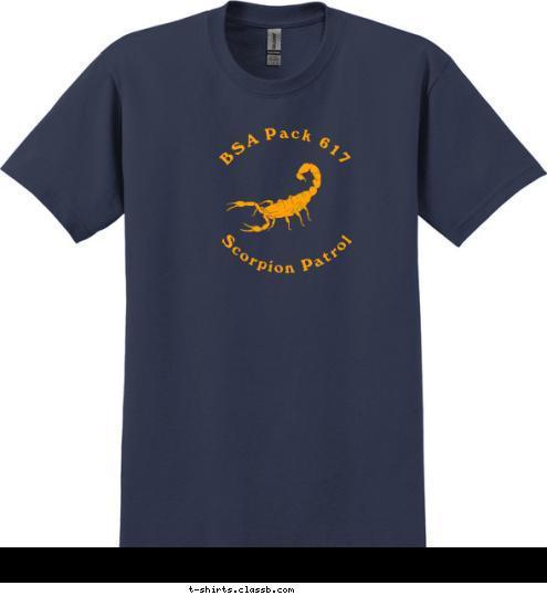 Scorpion Patrol BSA Pack 617  T-shirt Design 