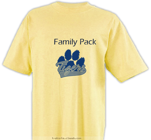 Your text here Family Pack T-shirt Design 