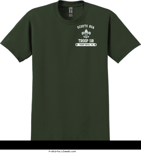 T-shirt Design Troop 118 Sweatshirt