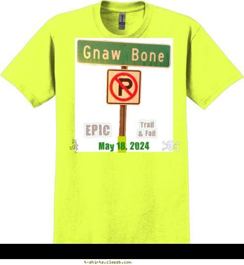 T-shirt Design Gnaw Bone 2024