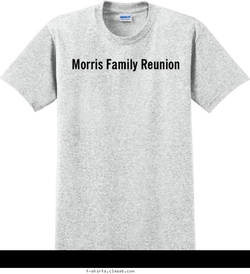 New Text Morris Family Reunion T-shirt Design 